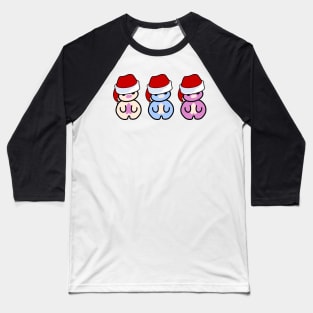 Three Chibis (Christmas) Baseball T-Shirt